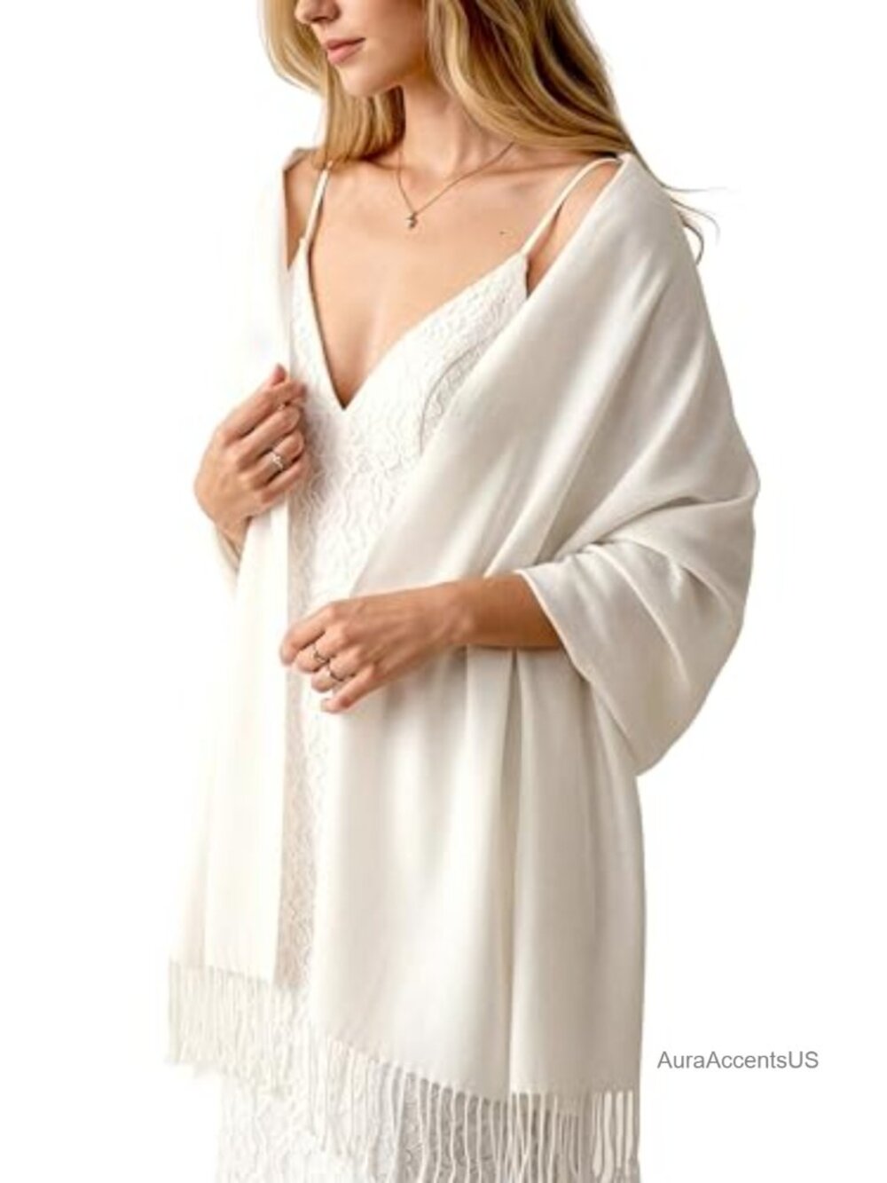 Lightweight Pashmina Scarf Wrap Viscose Acrylic Shawl Evening Dress